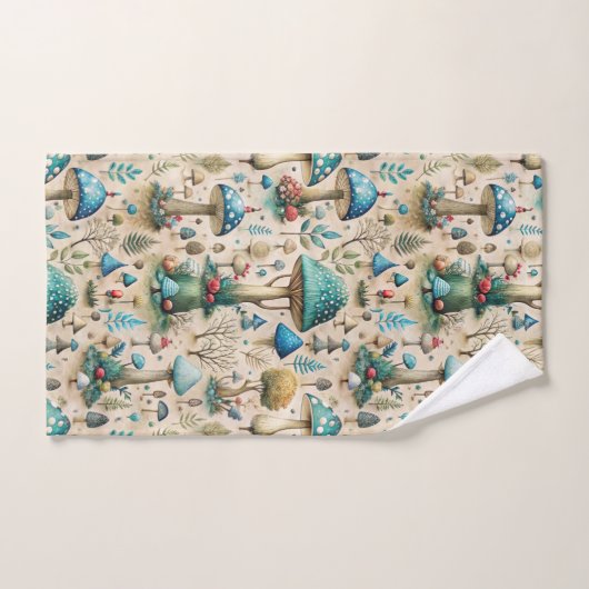 Mushrooms Fairyland Kinder Handdoek (Handdoek)