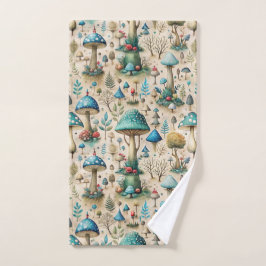 Mushrooms Fairyland Kinder Handdoek