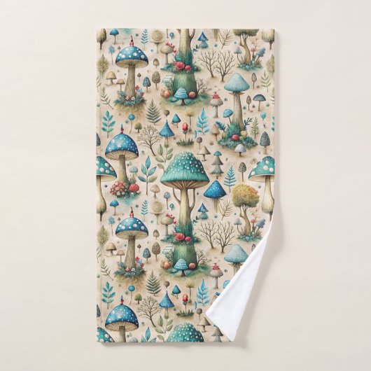 Mushrooms Fairyland Kinder Handdoek (Handdoek)