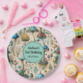 Mushrooms Fairyland verjaardagsfeestje Papieren Bordje (Feest)