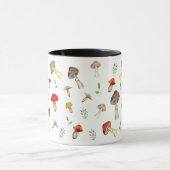 Mushrooms in watercolor mok (Midden)