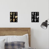 Mushrooms Muurkunst Sets (Slaapkamer)