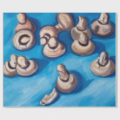 Mushrooms on a Blue Background, 1929 by Hartley Cadeaupapier (Vlak)