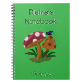 Mushrooms Spiral Photo Notitieboek (Voorkant)