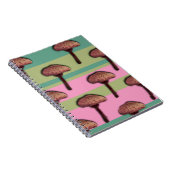Mushrooms & Stripes Spiral Notebook Notitieboek (Rechterzijde)