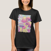 Mushrooms trippy coloured t-shirt (Voorkant)