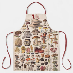 Mushrooms van Adolphe Millot gepersonaliseerd Schort
