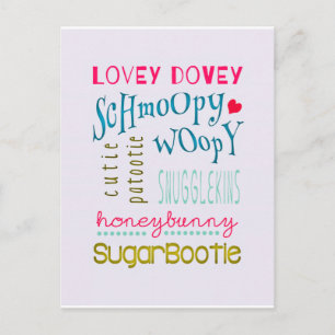 Mushy Schmoopy Valentines Feestdagenkaart