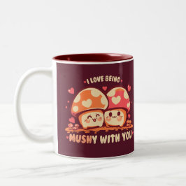 MUSHy zijn met jou Tweekleurige Koffiemok