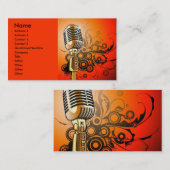 Music1 [Converted], Naam, Adres 1, Adres 2,... Visitekaartje (Voorkant / Achterkant)