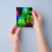 Music-163256 BRIGHT NEON LIGHTS COLORS MUSIC DANCI Flyer (Hand)