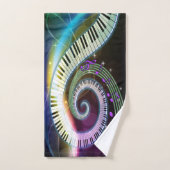 Music 1 Bathroom-handdoekset Bad Handdoek (Handdoek)