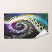 Music 1 Bathroom-handdoekset Bad Handdoek (Handdoek)