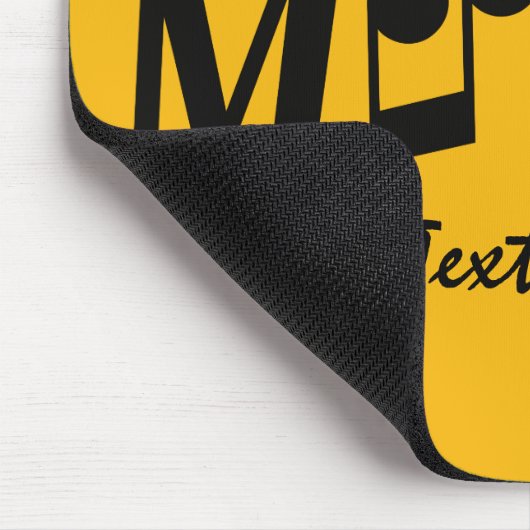 MUSIC aangepast mousepad Muismat (Hoek)