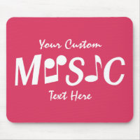 MUSIC aangepast mousepad