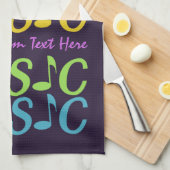 MUSIC aangepaste handdoek (Quarter Fold)