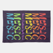 MUSIC aangepaste handdoek (Horizontaal)