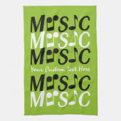 MUSIC aangepaste handdoek (Verticaal)