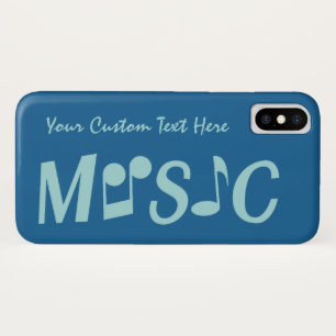 MUSIC aangepaste kleuren en tekst-hoesjes Case-Mate iPhone Case