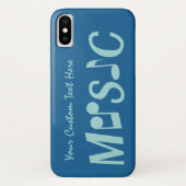 MUSIC aangepaste kleuren en tekst-hoesjes Case-Mate iPhone Case (Achterkant)