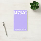 MUSIC aangepaste Post-it-notities Post-it® Notes (Kantoor)