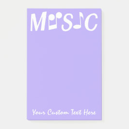 MUSIC aangepaste Post-it-notities Post-it® Notes