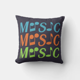MUSIC aangepaste worpen kussen