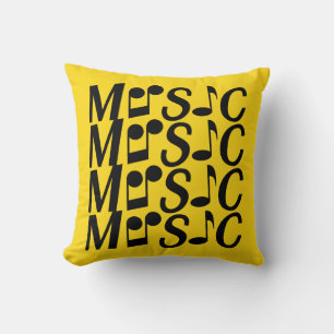 MUSIC aangepaste worpen kussen