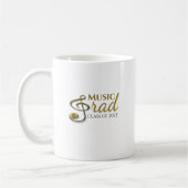 Music Afstudeerder Gold Treble Clef Afstuderen Sin Koffiemok (Links)