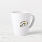 Music Afstudeerder Gold Treble Clef Afstuderen Sin Latte Mok (Rechterhoek)