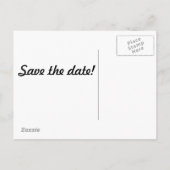 Music Arrow Crossing - De datum opslaan Aankondigingskaart (Achterkant)