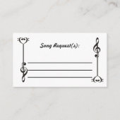 Music Arrow RSVP Informatiekaartje (Achterkant)