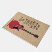 Music Art When You Play Music Deurmat (Schuin)