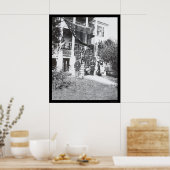 Music Band op General Sherman's Headquarters 1864 Poster (Keuken)