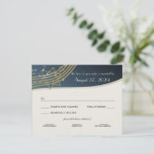 Music Bar Mitzvah Response Kaart (Staand voorkant)