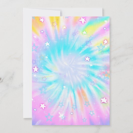 Music Birthday Uitnodiging (Achterkant)