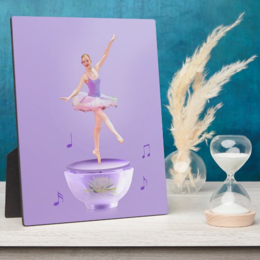Music Box Ballerina Fotoplaat (Zijkant)