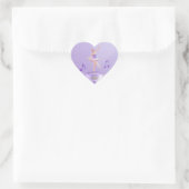 Music Box Ballerina Hart Sticker (Tas)