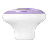 Music Box Ballerina met Water Lily Keramische Knop (Zijkant)