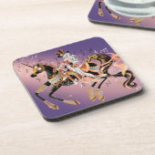 Music Box Lavander Plastic Onderzetter (Linkerzijde)