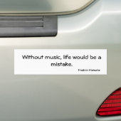 Music Bumpersticker (Op auto)