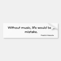 Music Bumpersticker