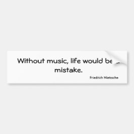 Music Bumpersticker