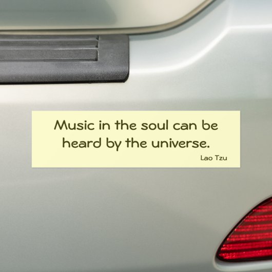 Music Bumpersticker (Op auto)