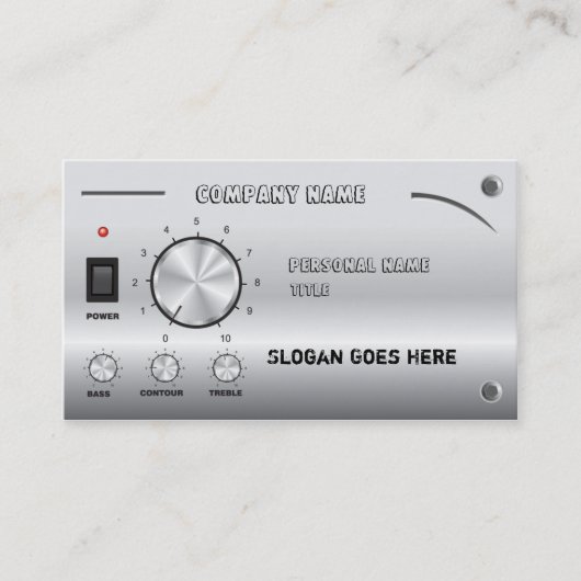 Music_Business Visitekaartje (Voorkant)