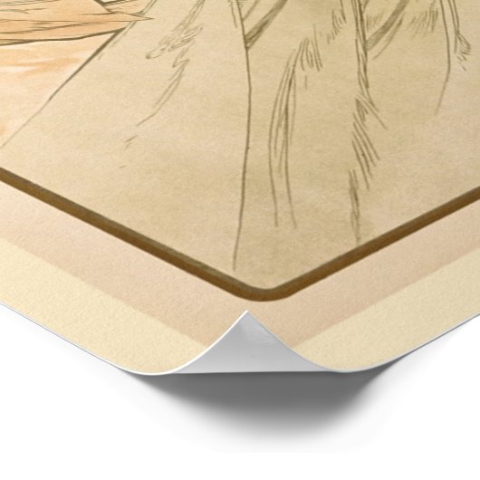 Music by Alphonse Mucha Poster (Hoek)