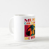 Music Can Change The World Coffee Mug Koffiemok (Voorkant links)