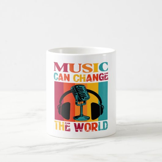 Music Can Change The World Coffee Mug Koffiemok (Center)