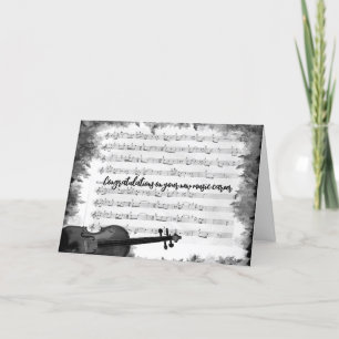 Music Career Gefeliciteerd Kaart
