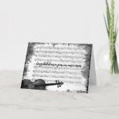 Music Career Gefeliciteerd Kaart (Voorkant)